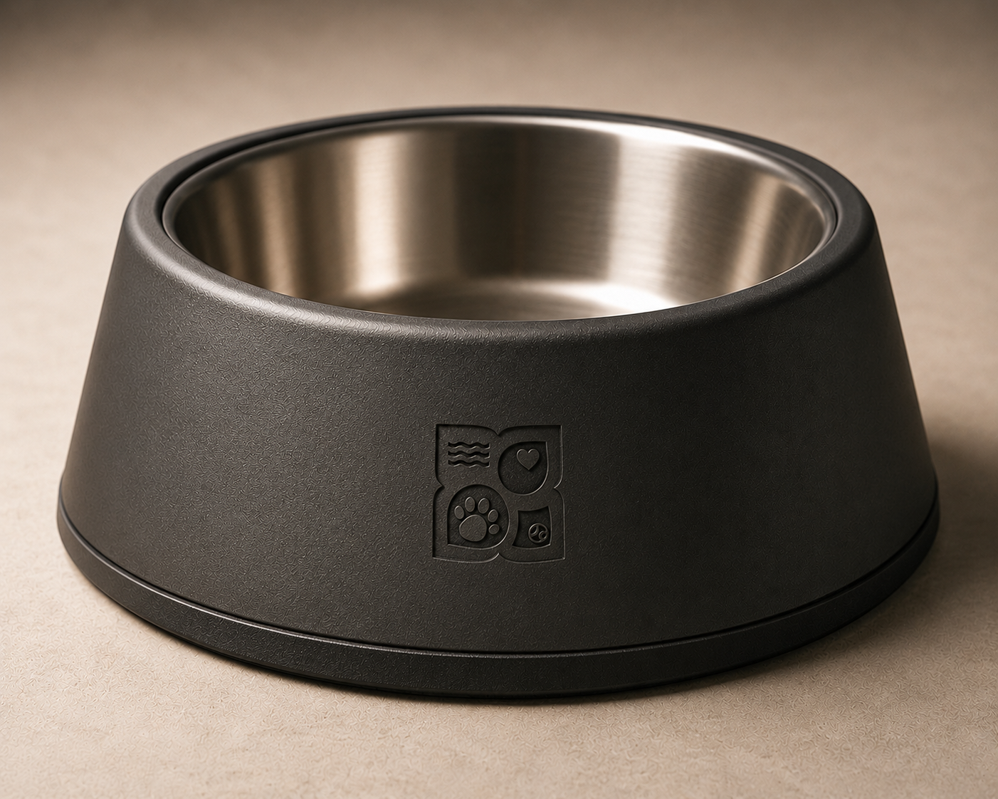Modern Stainless Steel Pet Bowl – Durable Food & Water Bowl